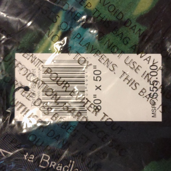 VERA BRADLEY Throw Blanket - Hilo Meadow - Picture 6 of 7